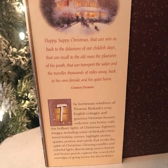 Thomas Kinkade Hardback Book I’ll Be Home For Christmas 1997 - Picture 6 of 15